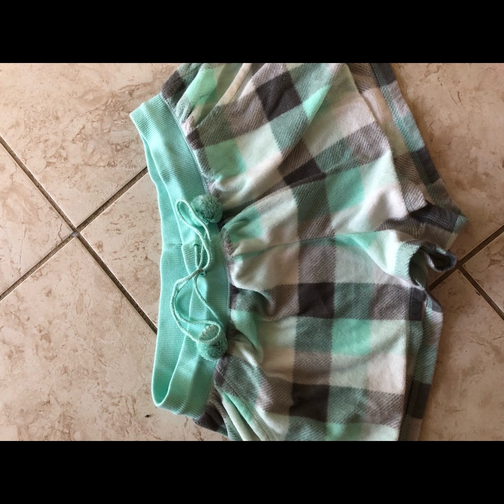 Super soft fuzzy pajama shorts